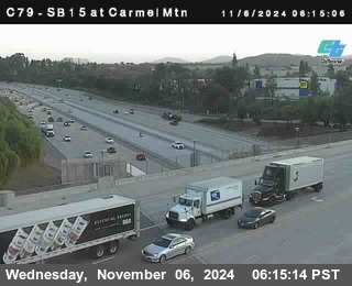 NB 15 at Carmel Mountain Rd.