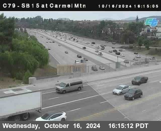 NB 15 at Carmel Mountain Rd.