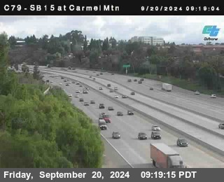 NB 15 at Carmel Mountain Rd.