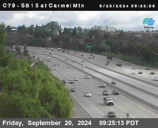 NB 15 at Carmel Mountain Rd.