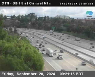 NB 15 at Carmel Mountain Rd.