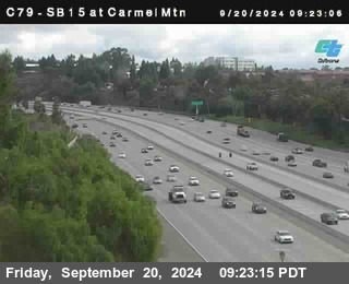 NB 15 at Carmel Mountain Rd.