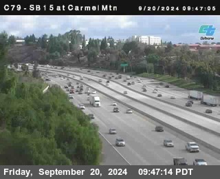 NB 15 at Carmel Mountain Rd.