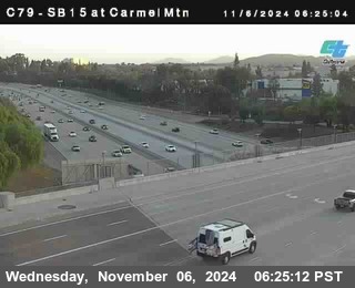 NB 15 at Carmel Mountain Rd.