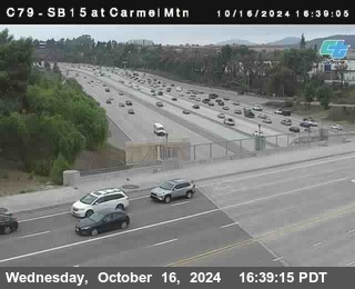 NB 15 at Carmel Mountain Rd.