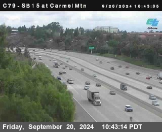 NB 15 at Carmel Mountain Rd.