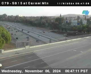 NB 15 at Carmel Mountain Rd.