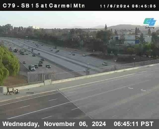 NB 15 at Carmel Mountain Rd.