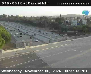 NB 15 at Carmel Mountain Rd.