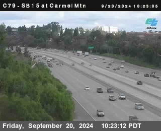 NB 15 at Carmel Mountain Rd.