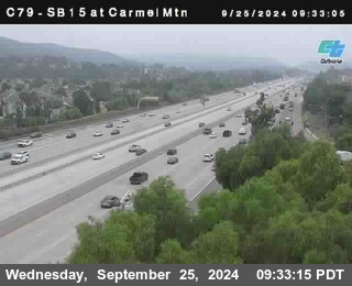 NB 15 at Carmel Mountain Rd.