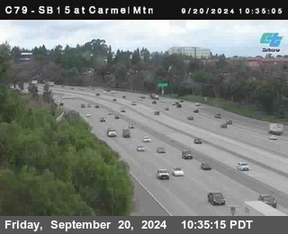 NB 15 at Carmel Mountain Rd.