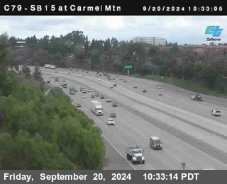 NB 15 at Carmel Mountain Rd.