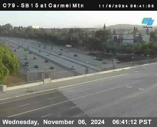 NB 15 at Carmel Mountain Rd.