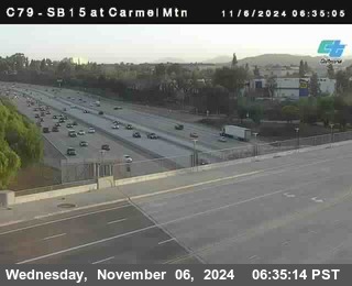 NB 15 at Carmel Mountain Rd.