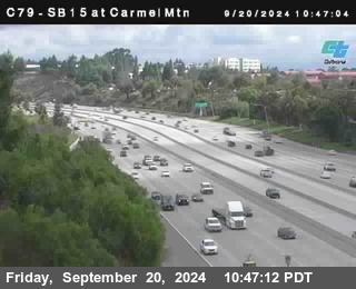 NB 15 at Carmel Mountain Rd.