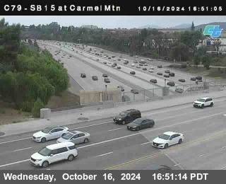 NB 15 at Carmel Mountain Rd.