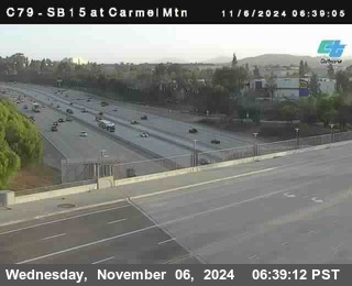 NB 15 at Carmel Mountain Rd.