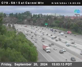 NB 15 at Carmel Mountain Rd.