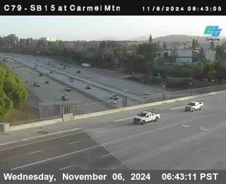 NB 15 at Carmel Mountain Rd.