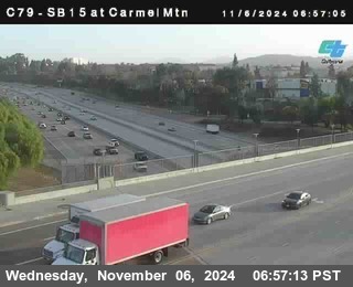 NB 15 at Carmel Mountain Rd.