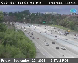 NB 15 at Carmel Mountain Rd.