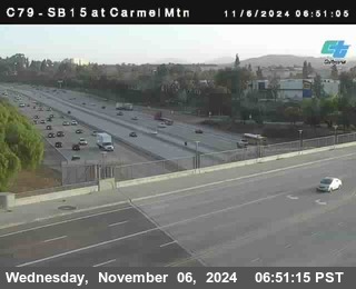 NB 15 at Carmel Mountain Rd.