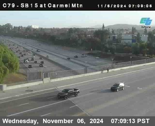 NB 15 at Carmel Mountain Rd.