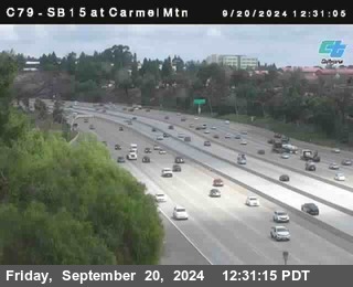 NB 15 at Carmel Mountain Rd.