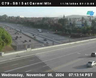 NB 15 at Carmel Mountain Rd.