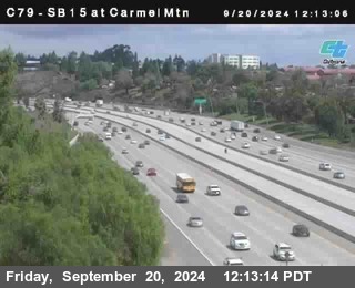 NB 15 at Carmel Mountain Rd.