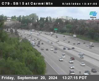 NB 15 at Carmel Mountain Rd.