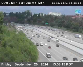 NB 15 at Carmel Mountain Rd.