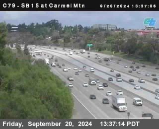 NB 15 at Carmel Mountain Rd.