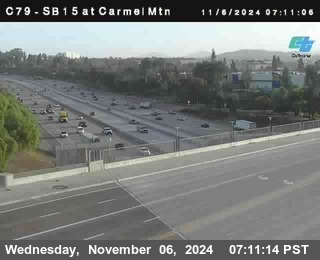 NB 15 at Carmel Mountain Rd.