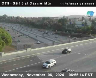 NB 15 at Carmel Mountain Rd.