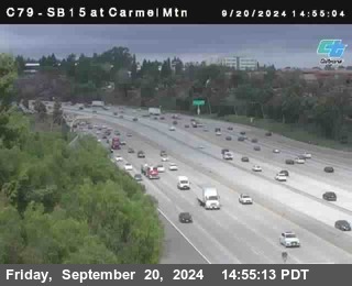 NB 15 at Carmel Mountain Rd.