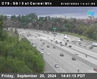 NB 15 at Carmel Mountain Rd.