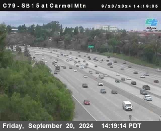 NB 15 at Carmel Mountain Rd.