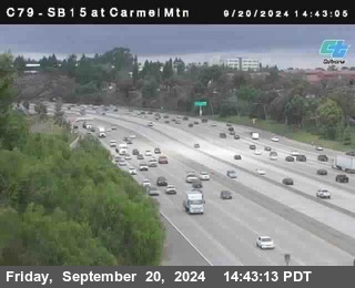 NB 15 at Carmel Mountain Rd.