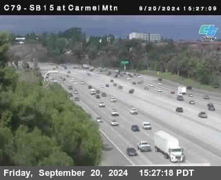 NB 15 at Carmel Mountain Rd.