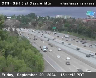 NB 15 at Carmel Mountain Rd.