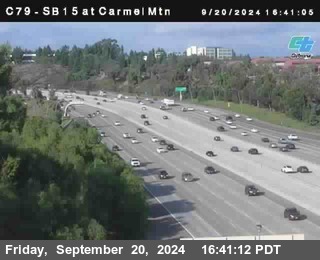 NB 15 at Carmel Mountain Rd.