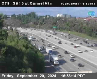 NB 15 at Carmel Mountain Rd.