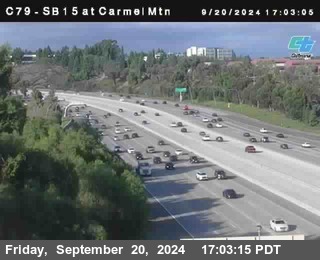 NB 15 at Carmel Mountain Rd.