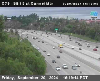 NB 15 at Carmel Mountain Rd.