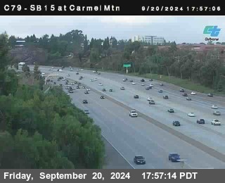 NB 15 at Carmel Mountain Rd.