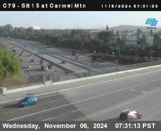 NB 15 at Carmel Mountain Rd.