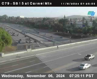 NB 15 at Carmel Mountain Rd.