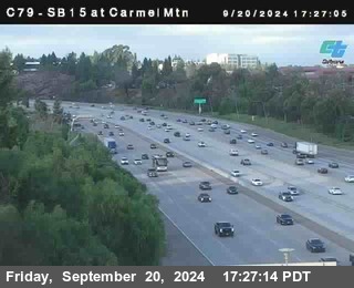 NB 15 at Carmel Mountain Rd.